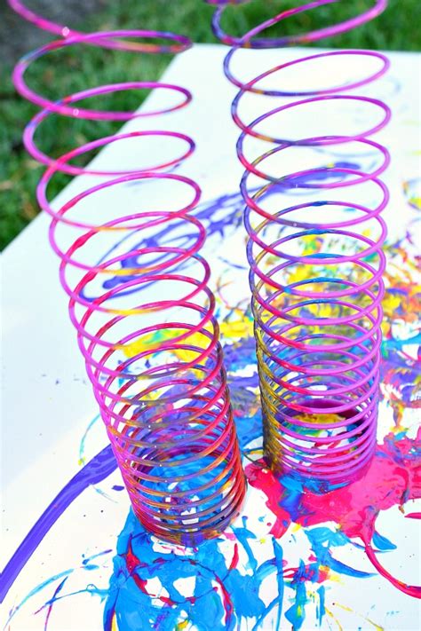 Slinky Painting - Fantastic Fun & Learning