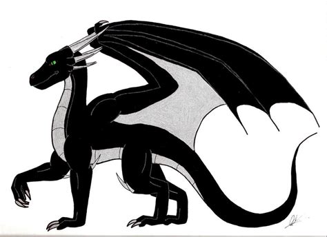 Onyx dragon commission by kiko1395 on DeviantArt