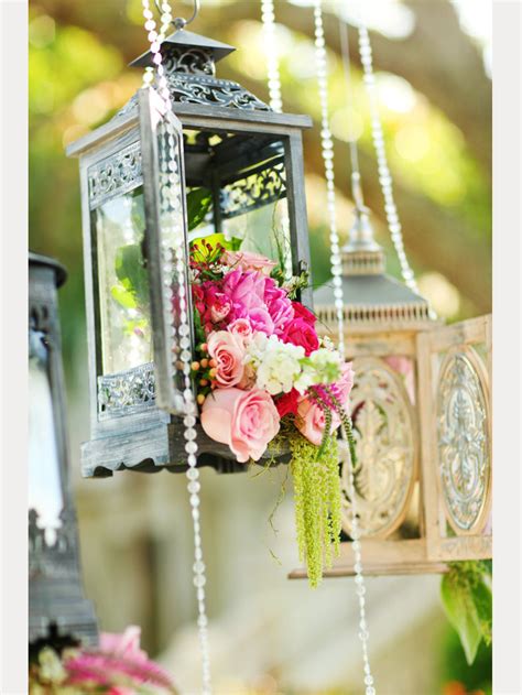 Outdoor Wedding Aisle Lanterns