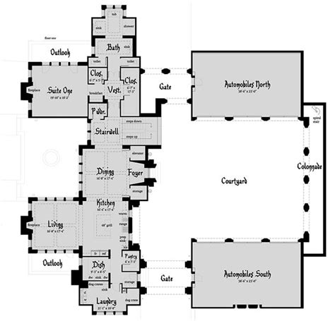 Medieval Keep Floor Plans