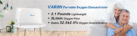 VARON 3L/min Portable Oxygen Concentrator NT-03 – OXYGENSOLVE