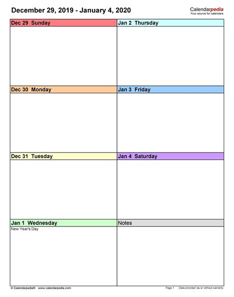 Create Your One Week Lined Schedule | Calendar template, Weekly ...