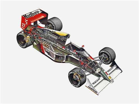 1990 McLaren Honda MP4-5B - Illustration by Antonio Eiras | Fórmula 1 ...