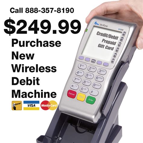 Wireless Debit Machine $250 Purchase No Monthly Costs