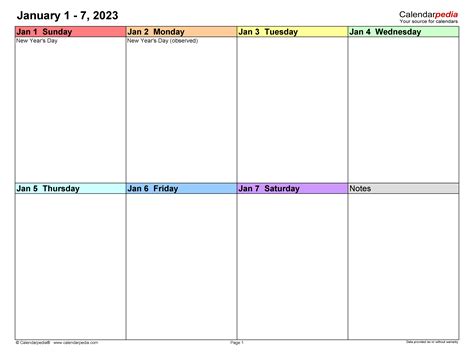 2023 calendar word 2023 - february 2023 printable daily calendar weekly ...