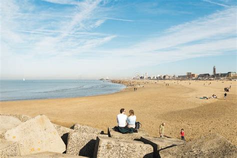 The Hague Netherlands Beach Promenade Sea View Editorial Stock Image ...