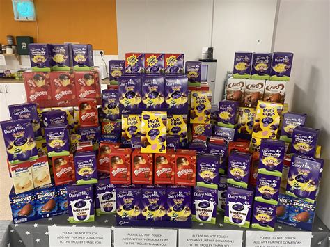 Easter Eggs from Sainsbury’s Staff | Bedford Foodbank