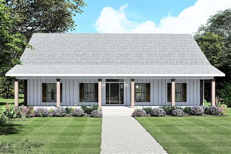 Farmhouse Plan with Two Master Suites and Simple Gable Roof - 25024DH ...