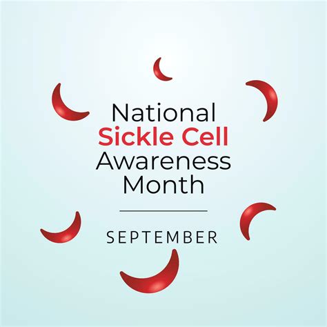 vector graphic of National Sickle Cell Awareness Month good for ...