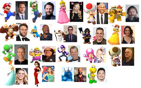 Mario Movie Cast with My Ideas by dmcmusiclover on DeviantArt