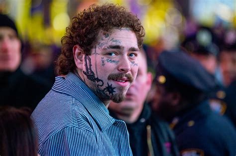 Post Malone Sports New Face Tattoo on New Year’s Eve: See the Pics ...