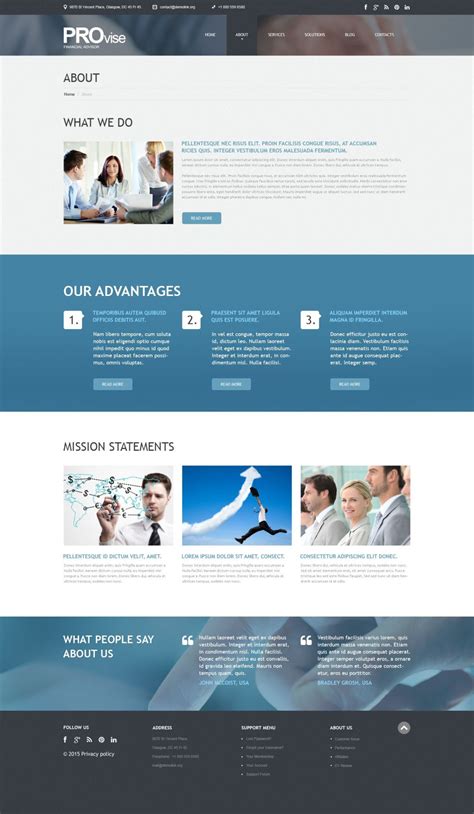 Wordpress Templates For Business Wordpress Theme Business Website ...