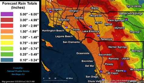 Heavy Rain Douses San Diego, More Expected Through Wednesday - Times of ...