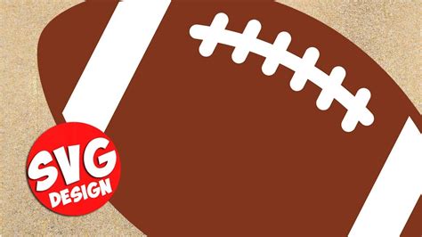 Football SVG - Design Cutting Files for Cricut Silhouette - YouTube