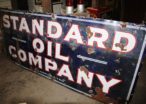 Huge Standard Oil Company Porcelain Sign | Collectors Weekly