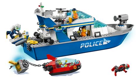 Buy LEGO City - Police Patrol Boat at Mighty Ape NZ