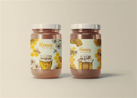 Honey Jar Label Design :: Behance