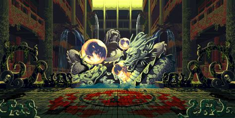 Capcom/SNK's 2D fighting game backgrounds were the peak of pixel art ...