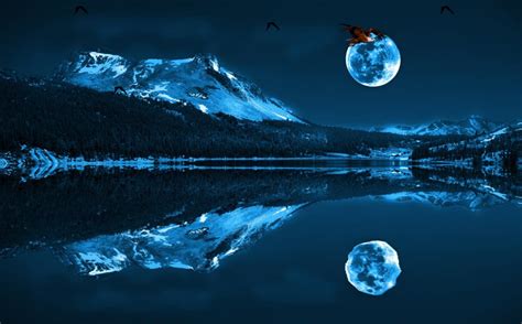 Blue Moon Wallpaper Desktop - WallpaperSafari