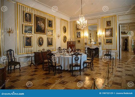 Historic Interior of the Royal Castle in Warsaw Poland Editorial Stock ...