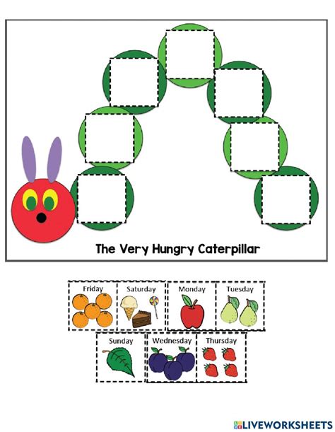 The Very Hungry Caterpillar Worksheets – NBKomputer