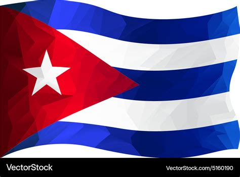 Flag cuba Royalty Free Vector Image - VectorStock