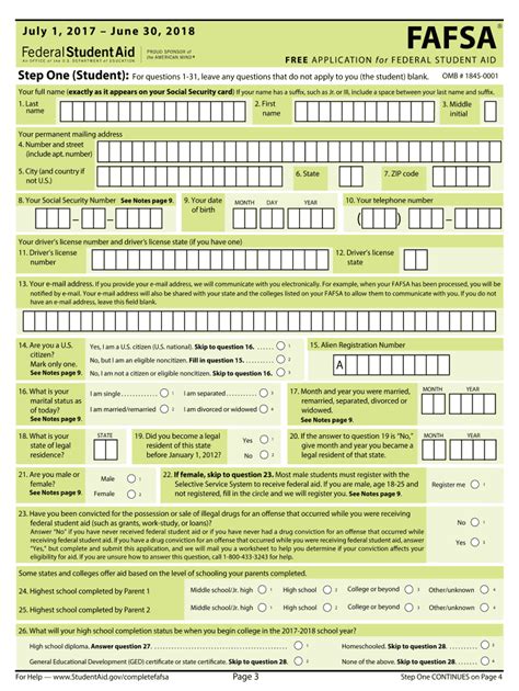 Fafsa example: Fill out & sign online | DocHub