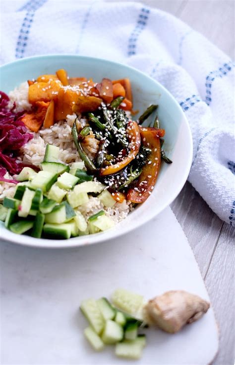 Loaded Teriyaki Veggie Donburi Bowl | Everything's Peachy