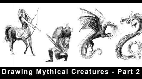 Mythical Creatures Drawings