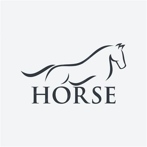 Premium Vector | Horse jumping logo design vector template