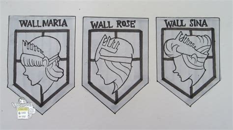 How to draw Wall Maria, Wall Rose and Wall Sina from Attack on Titan ...