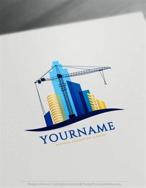 Free Construction Logo Maker - Urban Crane Logo Design Ideas ...