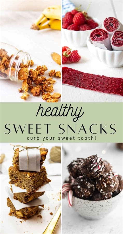 The Best Healthy Sweet Snacks - Healthy Snacks To Satisfy A Sweet Tooth