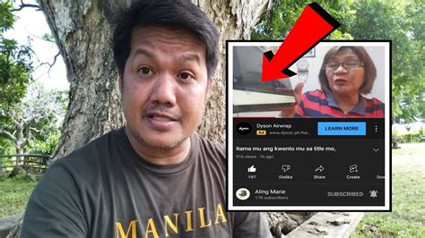 Bbm VLOGGER-MAHARLIKA, binanatan ni Aling Marie - YouTube