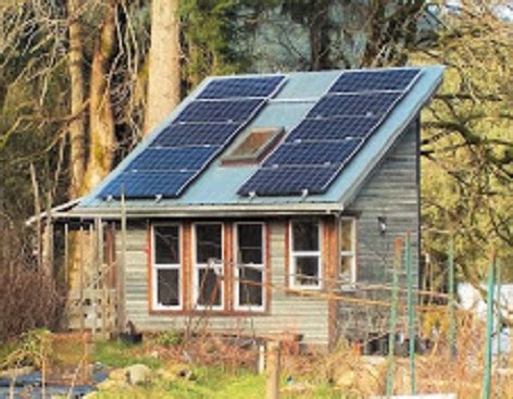 solar panels on cabin installed by Viridian Energy in BC | BC ...