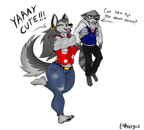 Big Wolf Girl and Little Raccoon Boy | Furries / Furry | Know Your Meme