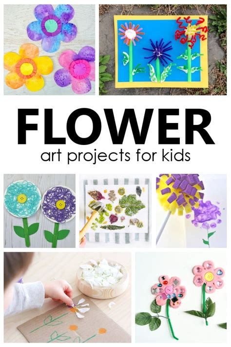 Flower Art And Craft For Kindergarten - Home Alqu