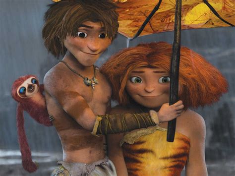 Movie Review - 'The Croods' - You Can Give A Neanerthal New Colors, But ...