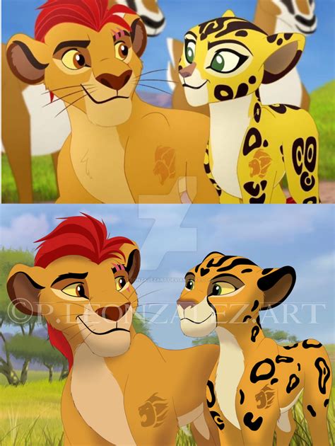 Redraw Kion and Fuli by LeonzalezArt on DeviantArt