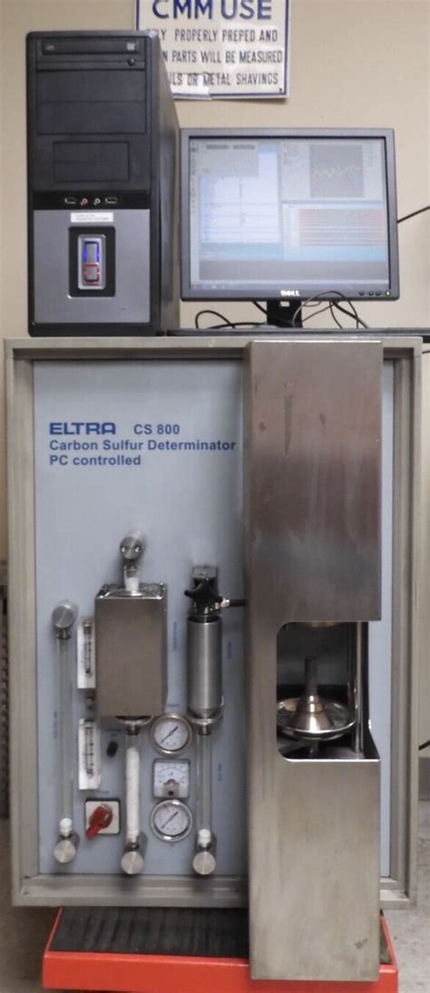 Eltra – model CS800 – Carbon Sulfur Determinator – PC Controlled ...