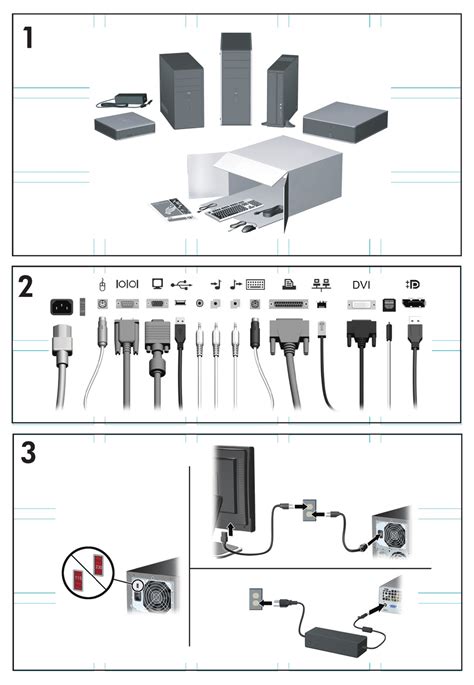 HP PRO 3000 SFF DESKTOP QUICK SETUP AND GETTING STARTED MANUAL | ManualsLib