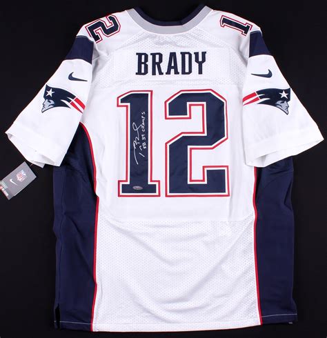 Tom Brady Signed Patriots Authentic Nike Jersey Inscribed "SB 39 Champs ...