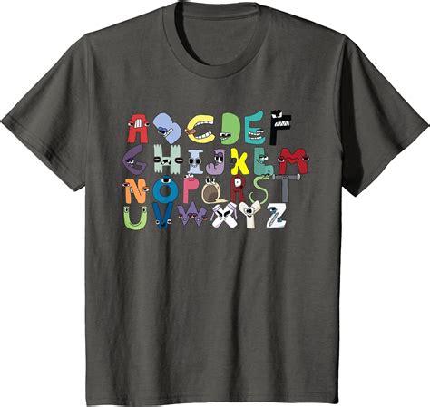 Kids Alphabet Lore letters a to z custom boys alphabet Lore T-Shirt