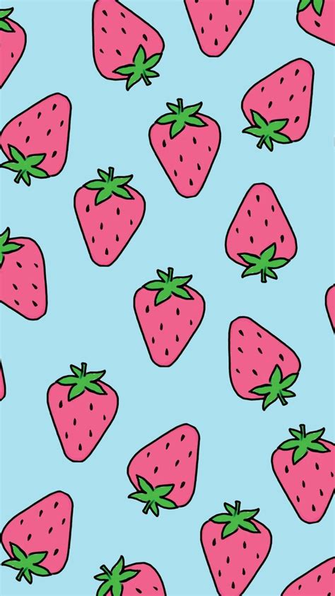 Cute Strawberry iPhone Wallpapers - Top Free Cute Strawberry iPhone ...