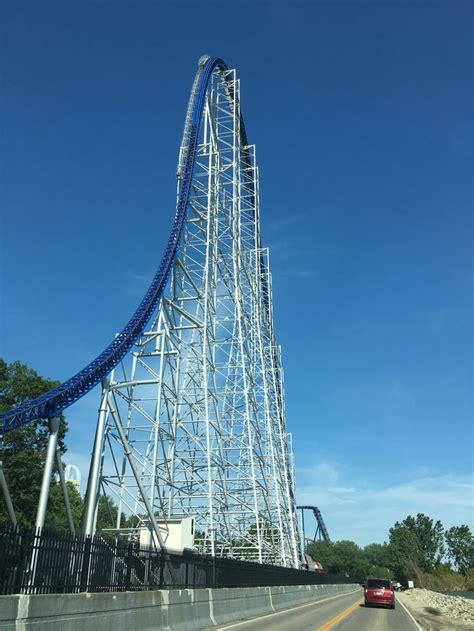 Millennium Force. Cedar Point. Ohio. #amusementpark #rollercoaster ...