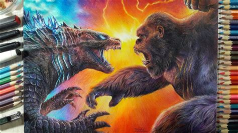 How To Draw Godzilla Vs Kong