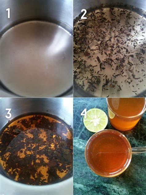 How to make Lemon Tea at home - Spoons Of Flavor