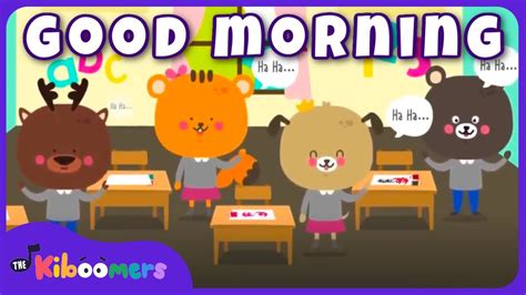 Good Morning Song - THE KIBOOMERS Preschool Songs for Circle Time - YouTube