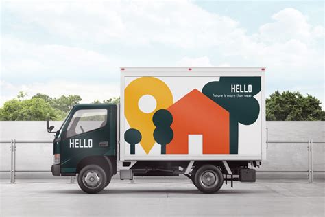 Delivery Truck Branding Mockups | Renderforest