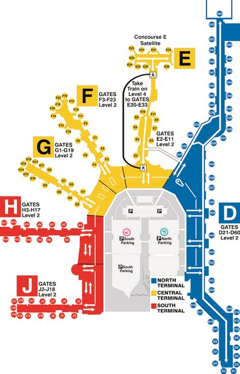 MIA Miami International Airport Map